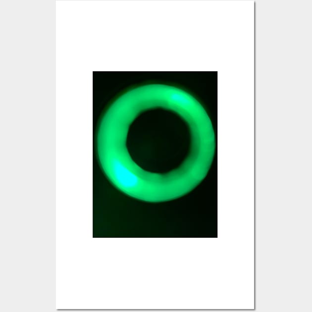 Zeros (Green Rings 2) Wall Art by Samuryesword